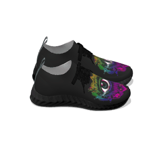 Graffiti Eyes - Black Soles